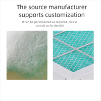 Filter Penyerap Cat Baru yang Dapat Disesuaikan, Bahan Non Woven Fiberglass, Kapasitas Tinggi, Filter Udara Pra-Saring untuk Ruang Semprot Otomotif dan Industri