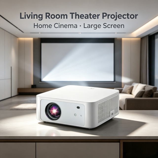 Latest Private Model Android Portable Projector 4K Native 1080P Dual Wifi6 BT5.0 Home Office Presentation Equipment