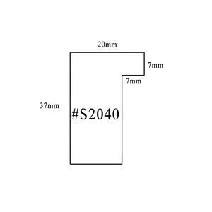 Bán buôn phẳng 20x40 mét khung ảnh khuôn Trắng Đen gỗ tự nhiên bóng hộp gỗ khung đúc - Product Image 5