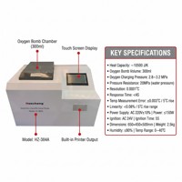 Calorimètre automatique à bombe à oxygène ASTM D240 pour tester la valeur calorifique du pétrole, équipement de laboratoire pour la mesure de la chaleur de combustion