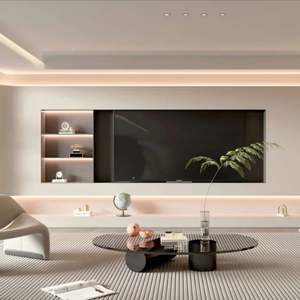 Meuble TV mural moderne minimaliste à succès, couleur personnalisable, fabriqué en Chine pour le salon - Product Image 2