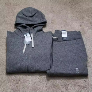 Penjualan Terbaik Logo desainer pakaian cetak teknologi bulu bernapas atas <span class=keywords><strong>2</strong></span> buah Hoodie kasual katun berat sedang pria Tracksuit - Product Image 5