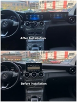 Système multimédia autoradio pour Mercedes Benz GLC Classe C X253 W205 NTG5.0 2015-2020 avec CarPlay sans fil, Android Auto et GPS
