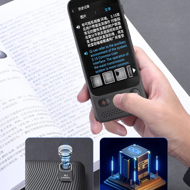 Two-Way Voice Translator Device with Photo Translation 142 Languages Offline Support Smart Pocket Translator S09