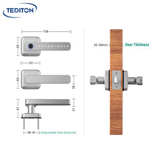 Tediton चीन की आपूर्ति सुरक्षित बिना चाबी TTlock बुद्धिमान बिजली पोर्टेबल डिजिटल फर्नीचर बॉयोमीट्रिक फिंगरप्रिंट स्मार्ट ताले - Product Image 5