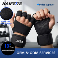 Guantes de Gimnasio de Medio Dedo con Logotipo Personalizado, Transpirables, Antideslizantes, para Levantamiento de Pesas, Entrenamiento Físico, para Hombres y Mujeres