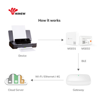 Sensor de Baliza de Retransmisión para Posicionamiento en Interiores en Tiempo Real, Sensor de Monitoreo del Estado del Equipo, Mantenimiento Predictivo, Sensor Inteligente de IoT