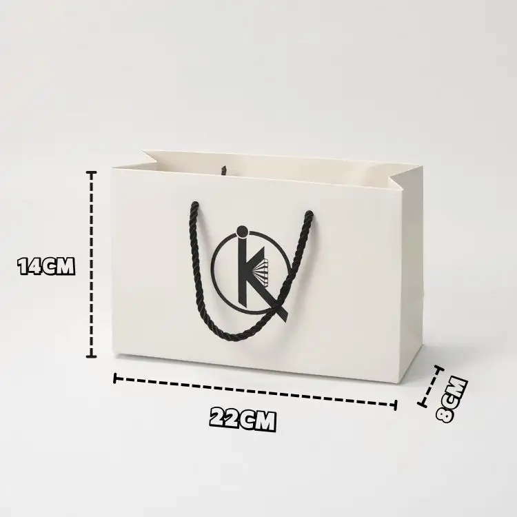 OEM Luxury Retail Shopping Boutique Paper Bags Carry Bags Emballage Personnalis Sachet