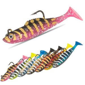 Leurre de pêche TGD Best Minnow Jig Head, leurre souple pour <span class=keywords><strong>brochet</strong></span>, 5,6 g, leurre souple pour pêche au bar, leurre souple pour bateau, leurre pour bar - Product Image 1