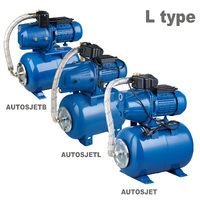 Pompa Air Kompak 24-50L Kombinasi Tangki Tekan Pompa Booster Jet Rumah Tangga Pompa Self-Priming Pompa Otomatis