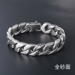 Men's Titanium Steel Bracelet Chain Geometric Design Fashion Jewelry CE473 - Product Image 4