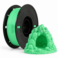 Filament d'imprimante 3D Novtau PLA Glow Green 1,75 mm pour la fabrication de modèles en atelier avec un choix de couleurs disponibles