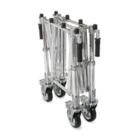 Carro de Transporte de Ataúdes de Aluminio de Alta Calidad para Funerales, Camión para Ataúdes de Iglesia