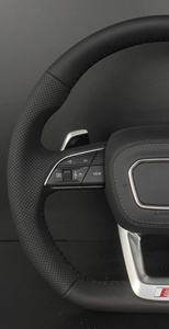 พวงมาลัย <span class=keywords><strong>Audi</strong></span> S-Line แบบฐานแบน คาร์บอนไฟเบอร์ หุ้มหนัง ดีไซน์แบบเจาะรู ใช้ได้กับ <span class=keywords><strong>Audi</strong></span> A3/A4/A5/A6/A7/Q3/Q5/Q7/R8/S/<span class=keywords><strong>RS</strong></span> - Product Image 5