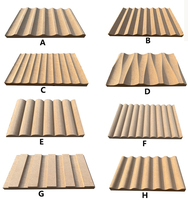Panneaux en MDF rainurés flexibles Clad Flex pour îlot de cuisine, banc de cuisine, caractéristique en une seule pièce