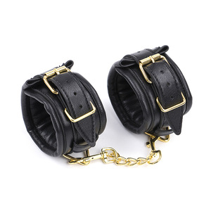 성인 게임 속박 섹스 토이 골드 체인 Bdsm 수갑 발목 커프스 - Product Image 4