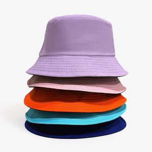 Sombrero de pescador reversible unisex, gorra de cubo de algodón transpirable de doble cara con bordado personalizado e impresión completa - Product Image 1