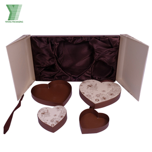 Logo personalizzato all'interno di velluto per orecchini anelli collane di lusso eco-friendly scatola di gioielli in carta Kraft - Product Image 5