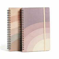 Cuaderno Personalizado con Espiral y Esquinas Doradas, Fabricante de Cuadernos Personalizados, Cubierta Personalizada, Diario Ecológico para Planificación