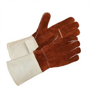 Gants de soudage en cuir anti-impact OEM Alpine Industries AG-10223, anti-coupure, antidérapants, anti-vibrations, personnalisables - Product Image 1
