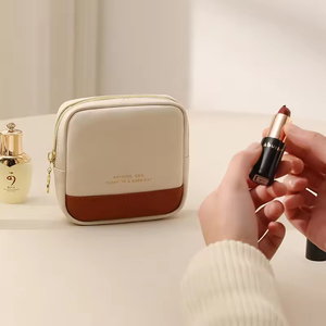 Bolsa de cosméticos de cuero Pu Ciute de lujo de alta calidad al por mayor de fábrica, bolsa de lápiz labial portátil, neceser de viaje al aire libre, bolsa de maquillaje - Product Image 4