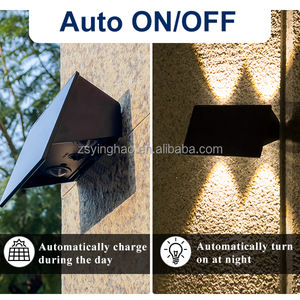Lampes solaires murales de jardin Produits de qualité IP65 étanche haut et bas Patio LED Solar Led Wall Wash Light - Product Image 4