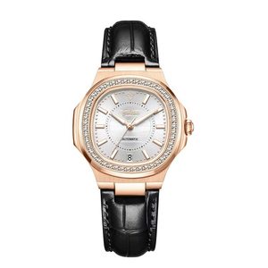 <span class=keywords><strong>Orologio</strong></span> Meccanico <span class=keywords><strong>da</strong></span> <span class=keywords><strong>Donna</strong></span> GUIHUA Nuovo Marchio - <span class=keywords><strong>Orologio</strong></span> <span class=keywords><strong>Automatico</strong></span> di Lusso alla Moda con Diamanti per il Business - Product Image 1
