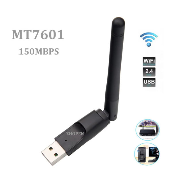 Realtek Rtl8188EUS Zp150a3 External USB WiFi Network Card 150Mbps Wireless Adapter for Desktop with Private Mold and Stock China