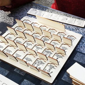 Corte láser personalizado Impresión UV <span class=keywords><strong>Juego</strong></span> <span class=keywords><strong>de</strong></span> mesa <span class=keywords><strong>de</strong></span> madera ¿Quién es?, ¿Quién soy? tableros <span class=keywords><strong>de</strong></span> <span class=keywords><strong>juego</strong></span> para regalos <span class=keywords><strong>de</strong></span> amigos - Product Image 6