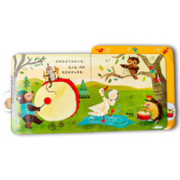 Juguetes educativos de aprendizaje de idiomas para niños, libros con sonido, impresión personalizada, libros de cuentos con sonido grabable