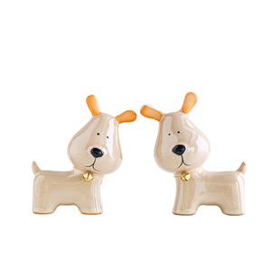 Figura de Cachorro de Porcelana, Linda Decoración de Escritorio, Almacenamiento de Llaves para Sala de Estar y Entrada, Regalo Artesanal - Product Image 5