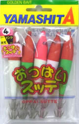 Fusée calmar crochets poulpe calmar calmar crochets lumineux Original tissu rouleau leurre 4-2 pêche en mer <span class=keywords><strong>coup</strong></span> Tube crochets - Product Image 3