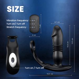 Erkekler için 12-Speed Thrusting Anal vibratör g-spot g-max Climax duygu yetişkin oyuncak erkekler için popo fiş mastürbasyon - Product Image 6