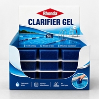 Rhondachem Gel de silice multi-usages anti-mousse à action rapide et efficace pour la clarification de l'eau des piscines, conditionnement en petites unités, fabrication OEM