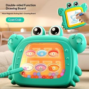 Pizarra Magnética de Doble Cara con Diseño de <span class=keywords><strong>Pollo</strong></span> y Cangrejo, Juguete Educativo <span class=keywords><strong>para</strong></span> Niños de 4 a 6 Años, en Caja de Color - Product Image 6