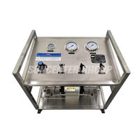 Pompe à piston pneumatique haute pression, amplificateur d'azote, pression de sortie maximale de 1600 bars pour l'industrie automobile