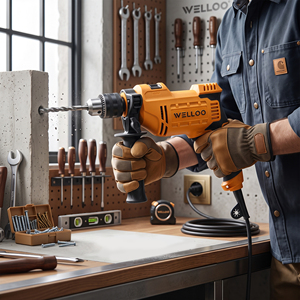 Forte puissance outils électriques industriels <span class=keywords><strong>perceuse</strong></span> tournevis marteau <span class=keywords><strong>perceuse</strong></span> Impact 810W 13mm forte <span class=keywords><strong>perceuse</strong></span> à <span class=keywords><strong>Percussion</strong></span> manuel - Product Image 5