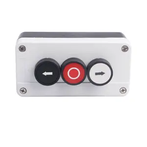 HUAWU XAL-j03 waterproof Push Button Switch box 3 holes customized control box for machine