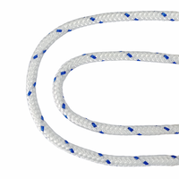 Corde d'amarrage marine en nylon tressé double durable de 10 m et 7,5 mm de diamètre, couleur personnalisée, pour accessoires de yacht et usage en marina