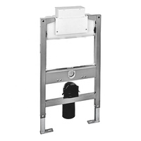 Toilette suspendue au mur de conception moderne de FS2001-G de citerne dissimulée en HDPE de haute qualité avec pièces de rechange d'installation de salle de bain à cadre en fer