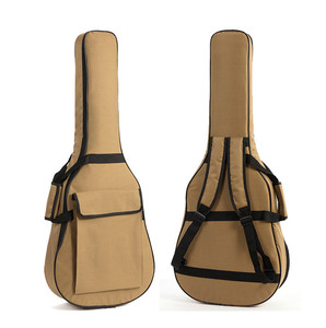 Vente en gros de guitare acoustique personnalisée 36 39 40 41 "<span class=keywords><strong>classique</strong></span> double épaule rembourrée sac rigide étanche pour guitare/basse - Product Image 6