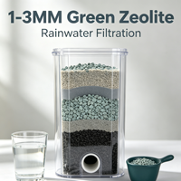 Pasokan Pabrik Zeolit Granular Alami Abu-abu Hijau Kemurnian Tinggi 3-6mm untuk Pengamanan Tanah Pertanian dan Hortikultura serta Penyaringan Air