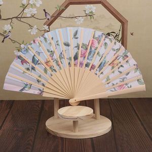 Wooden Hand Fan with Custom Logo-Portable Souvenir for Advertising - Product Image 1