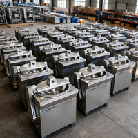 Commerciële groentesnijmachine Aardappelwortelen Cutter Grinder Automatische elektrische groente-fruitkom hakmachine