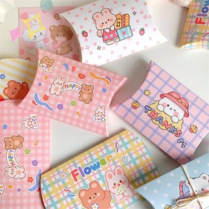 Caja de Regalo de Papel con Forma de Almohada, Diseño de Animales de Dibujos Animados, para Dulces, Pequeños Regalos, Fotografías, Recuerdos de Fiesta - Product Image 5