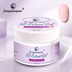 Nouveau Gel <span class=keywords><strong>d</strong></span>'Extension 2026 Sans Chaleur Ni Douleur pour Ongles Acryliques, Gel de Construction LED/UV Dur Type Jelly Poly pour Extension <span class=keywords><strong>d</strong></span>'Ongles - Product Image 1