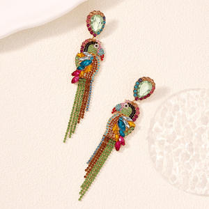 Popular Bird Diamond-studded <b>Cute</b> Light Luxury Fashion <b>Earrings</b> for Women - Product Image 4