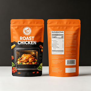 Bolsa <span class=keywords><strong>de</strong></span> Plástico con Cierre para Pollo Asado, Personalizable, Antivaho, Apta para Microondas - Product Image 4