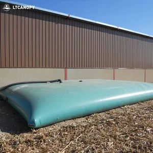 Litong tanque de armazenamento inflável da água, 10000 ~ 50000 litros pvc do armazenamento do travesseiro