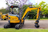 Nouvelle pelle excavatrice compacte chinoise Xe27u de 2,7 tonnes en caoutchouc, en stock, en promotion